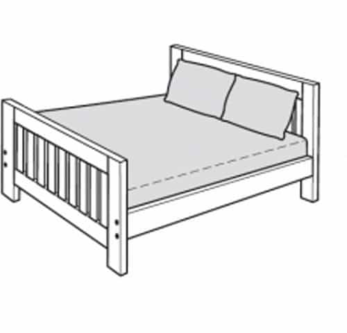 Pickett Bed Double (Model# 623)